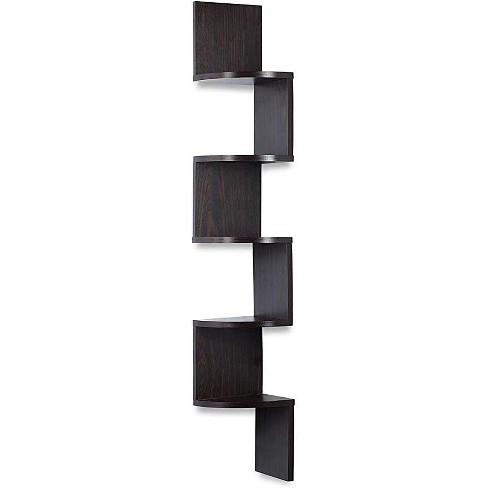 China Corner Shelf Unit Wall Organizer Mount 5 Tier Wood Floating Shelves  Easy-to-Assemble Tiered Wall Storage for Home Living Room Bedrooms - China  Wall Shelf, Wall Shelves