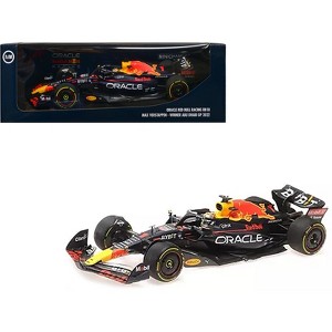 Red Bull Racing RB18 #1 "Oracle" Winner F1 "Abu Dhabi GP" (2022) with Driver Limited Ed 1/18 Diecast Model Car by Minichamps - 1 of 3