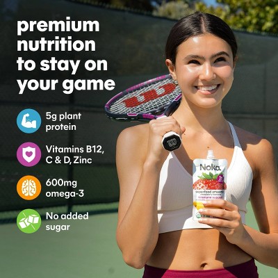 Noka Superfood Smoothie Super Tropical + Immune Support Fruit Pouches - 16.9oz/4pk
