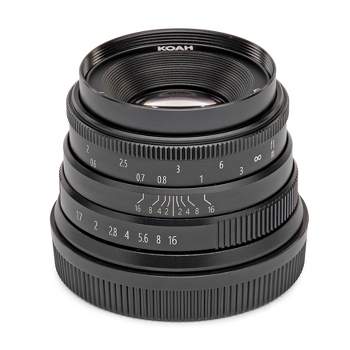 Koah Artisans Series 35mm f/1.7 Manual Focus Lens for Sony E (Black)
