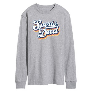 Men's - Instant Message - I'm A Proud 'Sports Dad' Long Sleeve Graphic T-Shirt - 1 of 4