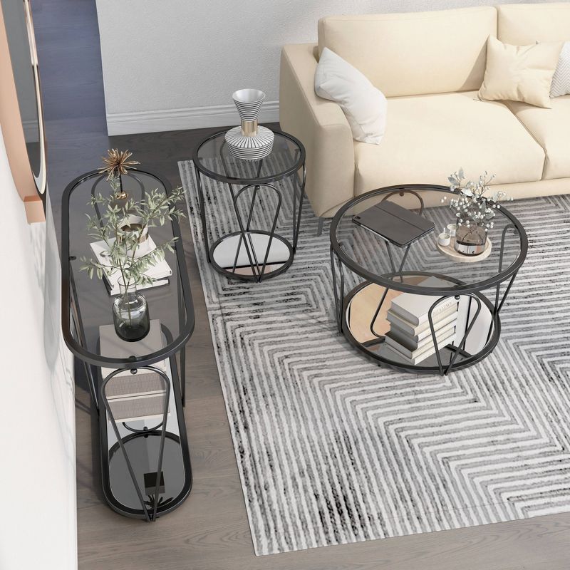3pc Kuut Glam Coffee Table Set - HOMES: Inside + Out, 4 of 24