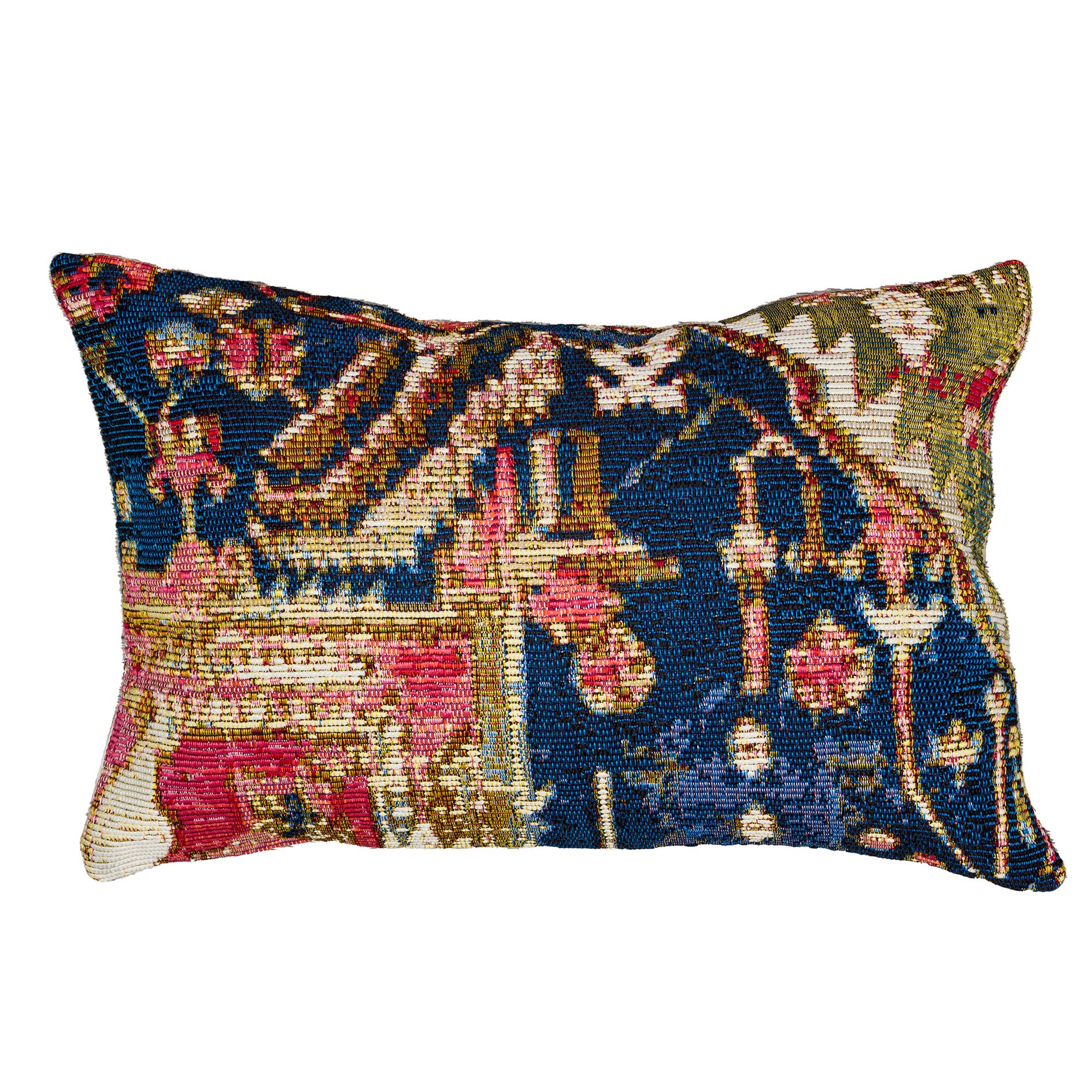 Heriz Indoor/Outdoor Throw Pillow - Lush Decor: Fade-Resistant, Weather-Resistant