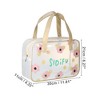 Unique Bargains Women's Square Cosmetic Bag Pink 1 Pc - 2 of 4
