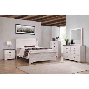 Okak Modern Wooden Dresser for Bedroom with 4 Drawers, Storage Chest of Drawers Nightstand Bed Side Cabinet for Living Room Hallway - 1 of 4