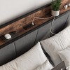 CAVINAS Bed Frame with Storage, Twin Bed Frames with Charging Station, Modern Bed Frame Twin Size with Headboard for Bedroom - 4 of 4