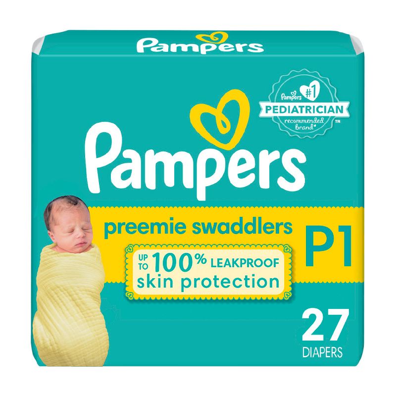 Pampers Swaddlers Active Baby Diapers - (Select Size and Count), 1 of 20