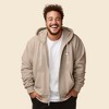 Dalix Cappuccino Embroidered Zip Hoodie Fleece Long Sleeve Pocket Warm Soft Mens - 4 of 4
