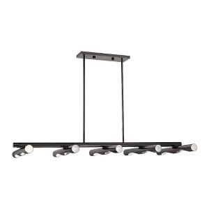 Livex Lighting Acra 10 - Light Chandelier in  Black Chrome - 1 of 2