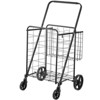 VYNXARIA Folding Shopping Cart, Jumbo Grocery Cart with Double Baskets - 2 of 4