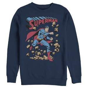 Men's Superman Hero Break Barriers Sweatshirt - 1 of 3
