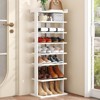 Tree City - Wide 7-Tier 45'' Double Row Wooden Shoe Rack for Entryway & Closet ¨C Holds 14¨C20 Pairs - 2 of 4