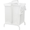 ALEXOUN Double Laundry Hamper with Lid, 110L Large Capacity & 2-Section Sorting Basket with Removable Bags for Laundry Room,Bathroom,Dorms - 4 of 4