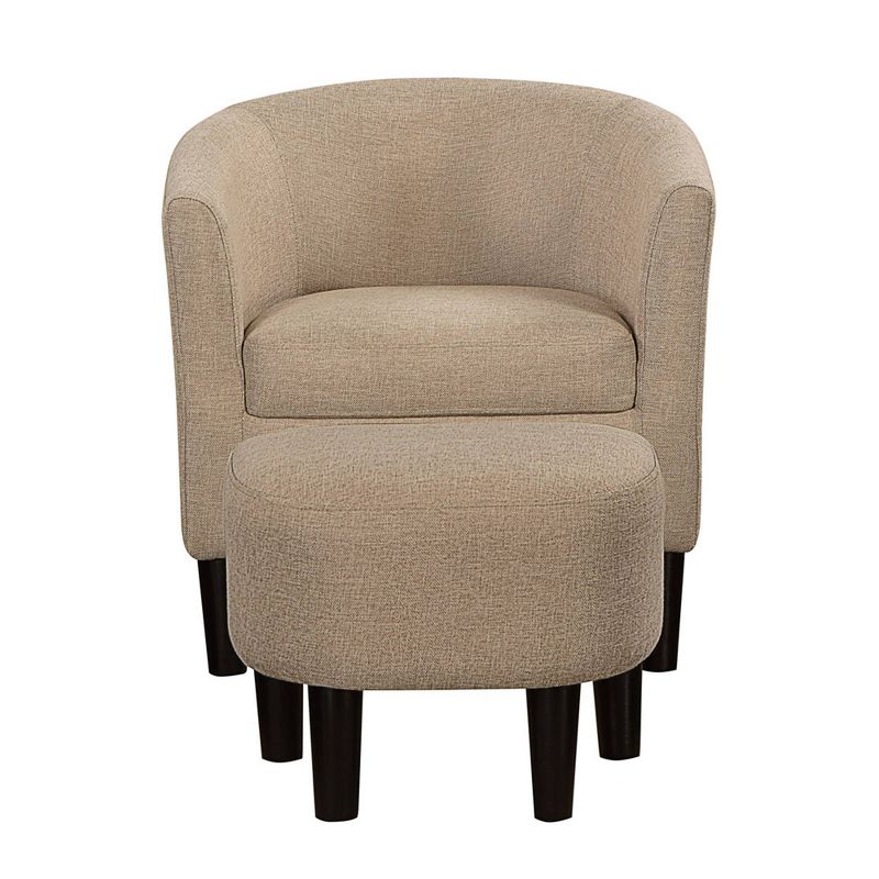 Breighton Home Take a Seat Churchill Accent Chair with Ottoman, 4 of 10