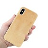 Reiko iPhone X/iPhone XS Fuzzy Fur Soft TPU Case in Camel - 3 of 4