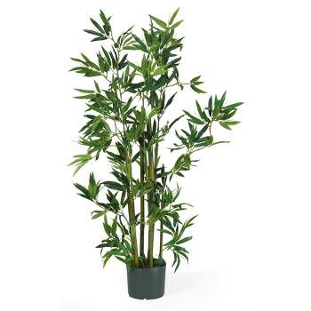 Nearly Natural 4-ft Bamboo Silk Plant