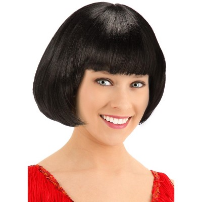 HalloweenCostumes.com One Size Fits Most Women Women's Deluxe Black Flapper Wig, Black