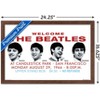 Trends International The Beatles - Candlestick Park Landscape Framed Wall Poster Prints Mahogany Framed Version 14.725" x 22.375" - 3 of 4