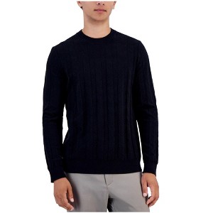 Alfani Mens Textured Chevron Knit Sweater - 1 of 2