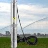 VEVOR Deep Well Submersible Pump, 1HP 230V/60Hz, 37gpm Flow 207ft Head, with 33ft Electric Cord, 4\" Stainless Steel Water Pump for Industrial - 2 of 4