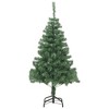 Aghana Digitals 7ft Indoor Green PVC Artificial Christmas Tree with 910 Branches, Steel Stand & - 2 of 4