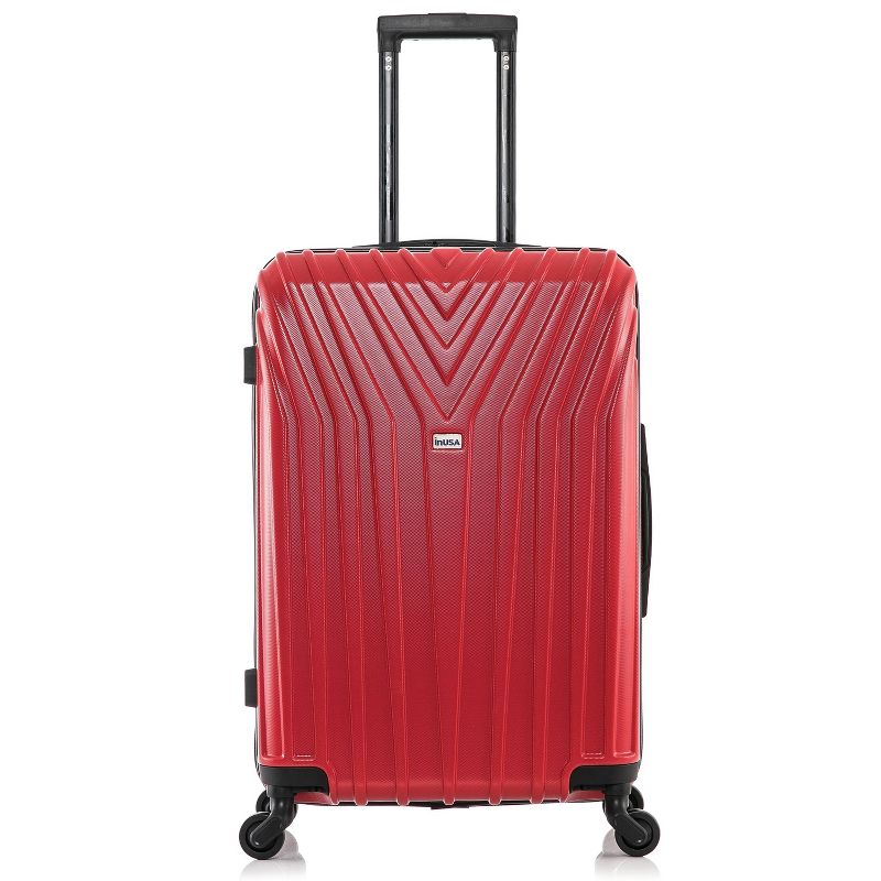 InUSA Vasty Lightweight Hardside Large Checked Spinner Suitcase, 3 of 11