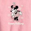 Boys' - Disney - Minnie Happy Holidays Graphic Long Sleeve Fleece Sweatshirt - 2 of 3