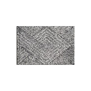 World Rug Gallery Minimal Stripe Geometric Shag Rug – Anthracite Dark Gray – Medium Pile – Cozy & Modern - 1 of 4