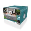 Bestway SaluSpa Grenada AirJet 6 to 8 Person Inflatable Hot Tub Round Portable Outdoor Spa with 190 Soothing AirJets and Cover, Gray - 4 of 4