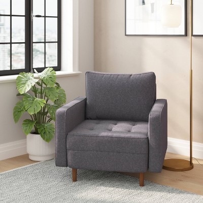 Taylor & Logan Hendrix Tufted Mid Century Modern Armchair