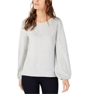 I.N.C International Concepts Womens Balloon-Sleeve Sweatshirt, Grey, X-Large - 1 of 1