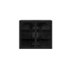Wall Cabinet Wooden Double Glass Door Kitchen Pantry Sideboard with Removable Shelves Medicine Cabinet Storage Cabinet for Bathroom Office Black - 2 of 4