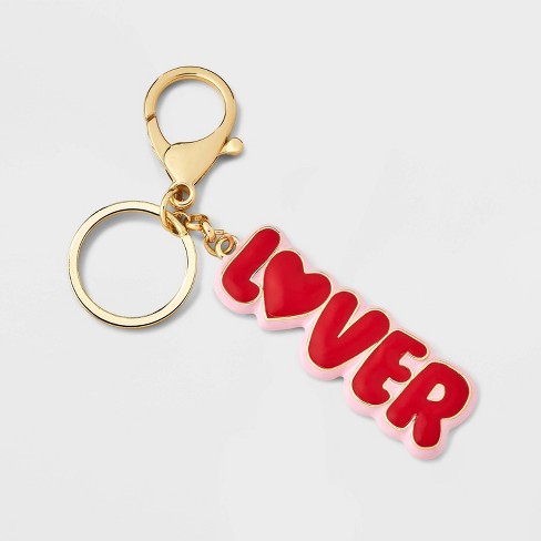 SUGARFIX by BaubleBar Lover Era Keychain - Gold - image 1 of 1