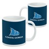 College of Coastal Georgia Primary Logo Ceramic Coffee Mug Novelty Gift Mugs for Coffee Tea and Hot Drinks 11oz White - 2 of 4