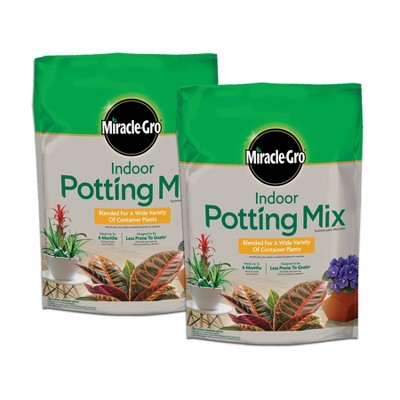 Miracle-Gro Indoor Potting Mix, 2pk