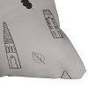 Deny Designs Menina Lisboa Little Scandinavian Houses Indoor Throw Pillow - 3 of 4