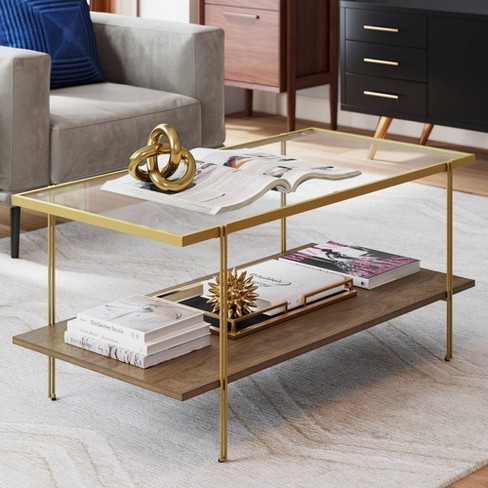 Target glass deals top coffee table