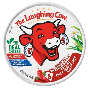 The Laughing Cow Creamy Spicy Pepper Jack Cheese - 5.4oz/8ct - 1 of 4