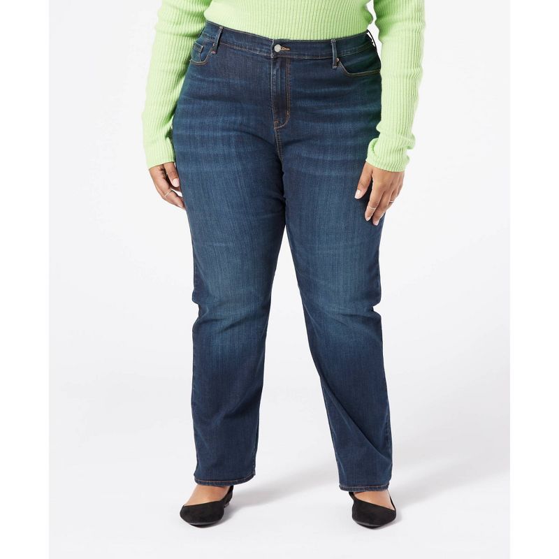 DENIZEN® from Levi's® Women's High-Rise Straight Jeans, 1 of 6