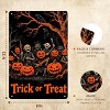 Lomsoe Halloween Funny Metal Signs Pumpkin Head & Ghost Legion Design Outdoor Home Wall Decoration For Bars Restaurants Halloween Enthusiasts 8x12in. - 2 of 4