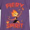Girls' - Elemental - Ember Fiery Spirit Fitted Short Sleeve Graphic T-Shirt - 2 of 4