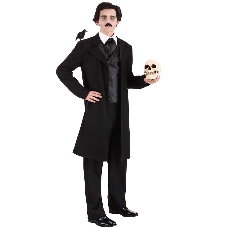 HalloweenCostumes.com Edgar Allan Poe Mens Costume, 2 of 4