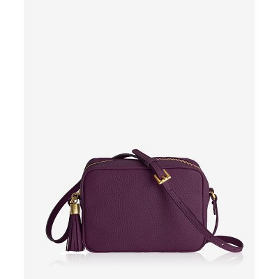 GiGi New York Purple Madison Crossbody Bag