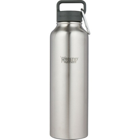 Healthy Human Stainless Steel Water Bottle |(Brushed Steel, 40oz/1183 ML) - image 1 of 4