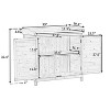 Solid Wood Patio Tool Sheds Outdoor Storage Shed with Lockable Doors - The Pop Home - 3 of 4