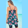 Swim 365 Women's Plus Size Longer-Length Tankini Top - 3 of 4