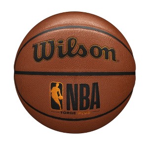 Wilson NBA Forge Plus 27.5" Basketball - Brown - 1 of 4