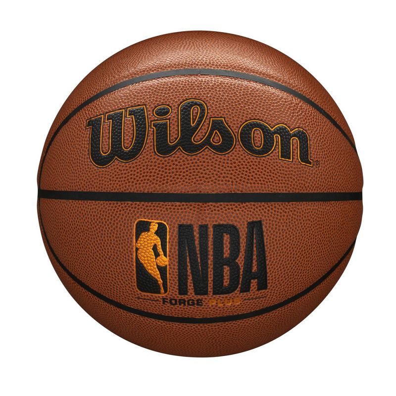 Wilson NBA Forge Plus 28.5&#34; Basketball - Brown, 1 of 12