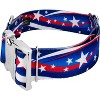 Country Brook Petz 1 1/2 Inch Premium Star Spangled Dog Collar - 2 of 4