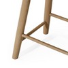 Maven Lane Luna Backless Wooden Kitchen Counter Stool 26" - 4 of 4